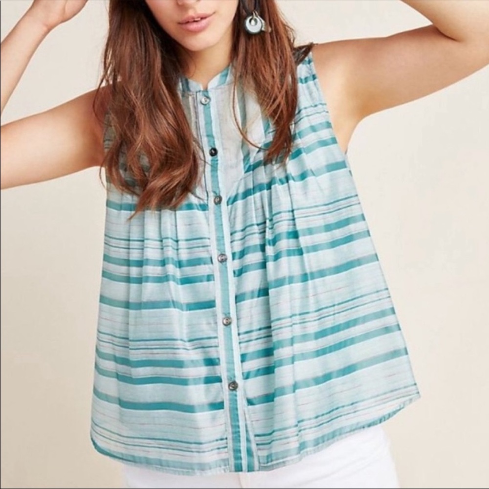 Anthropologie Current Air Stripped Top